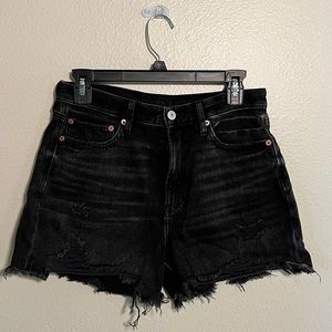 American Eagle Black Mom Short